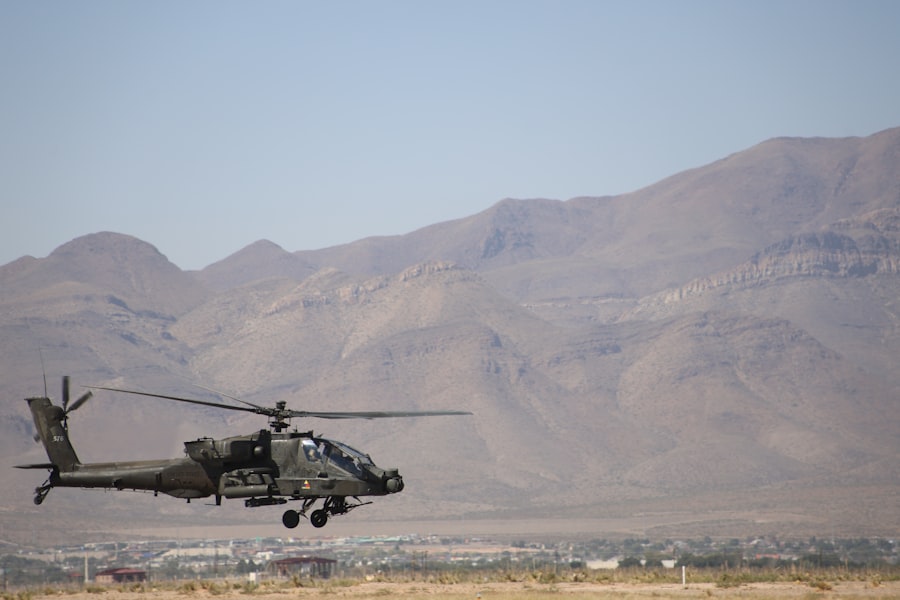 Photo Apache helicopter