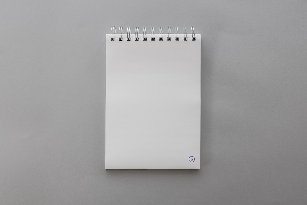 Photo Notebook paper